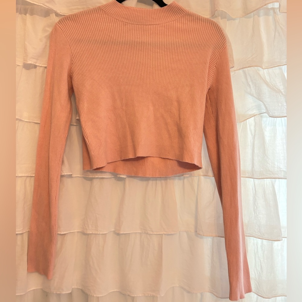 Baby pink brandy melville long sleeve